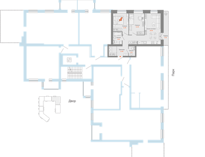 3-к. квартира, 65&nbsp;м²