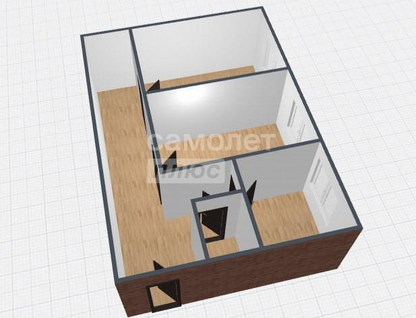 2-к. квартира, 42,9&nbsp;м²