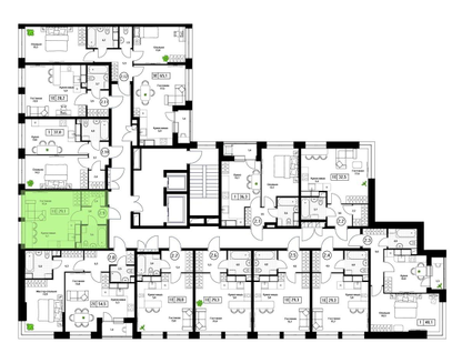 Студия, 29&nbsp;м²