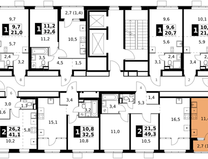 2-к. квартира, 50&nbsp;м²