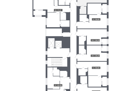 Студия, 39&nbsp;м²