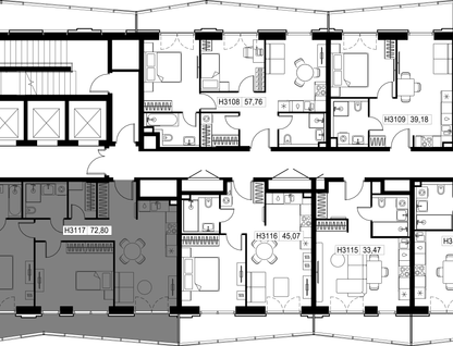 2-к. квартира, 73&nbsp;м²