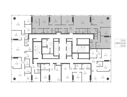 5-к. квартира, 201&nbsp;м²