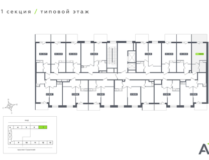 Студия, 24&nbsp;м²