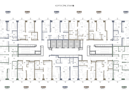 1-к. квартира, 40&nbsp;м²