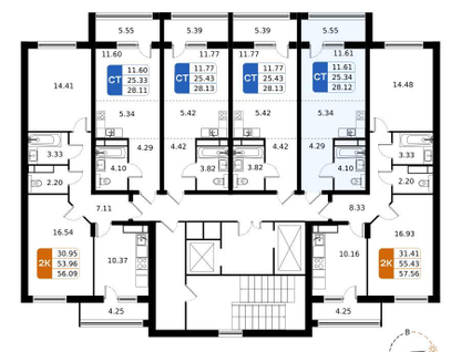 Студия, 28&nbsp;м²