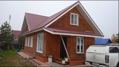 Двухэтажный дом, 100 м²